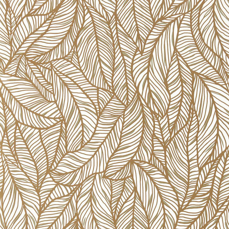 Clarke & Clarke W0144-01 - Exotica 2 Botanical Metallic Clarke & Clarke Wallpaper roll - luxury design for UK feature walls