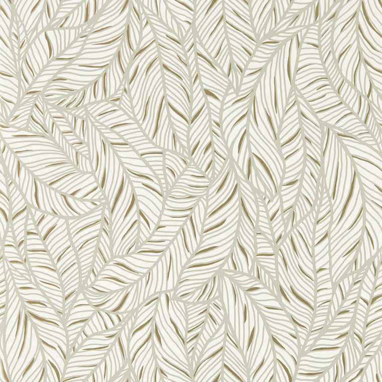 Clarke & Clarke W0144-03 - Exotica 2 Botanical Grey Clarke & Clarke Wallpaper roll - luxury design for UK feature walls