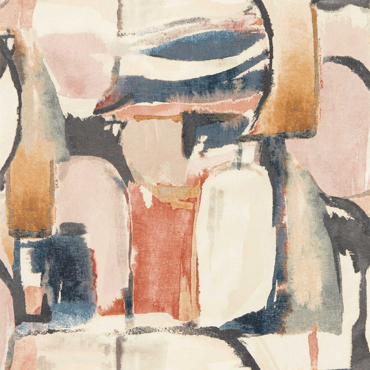 Clarke & Clarke W0180-03 - Vivido Abstract & Graphic Blue Clarke & Clarke Wallpaper roll - luxury design for UK feature walls