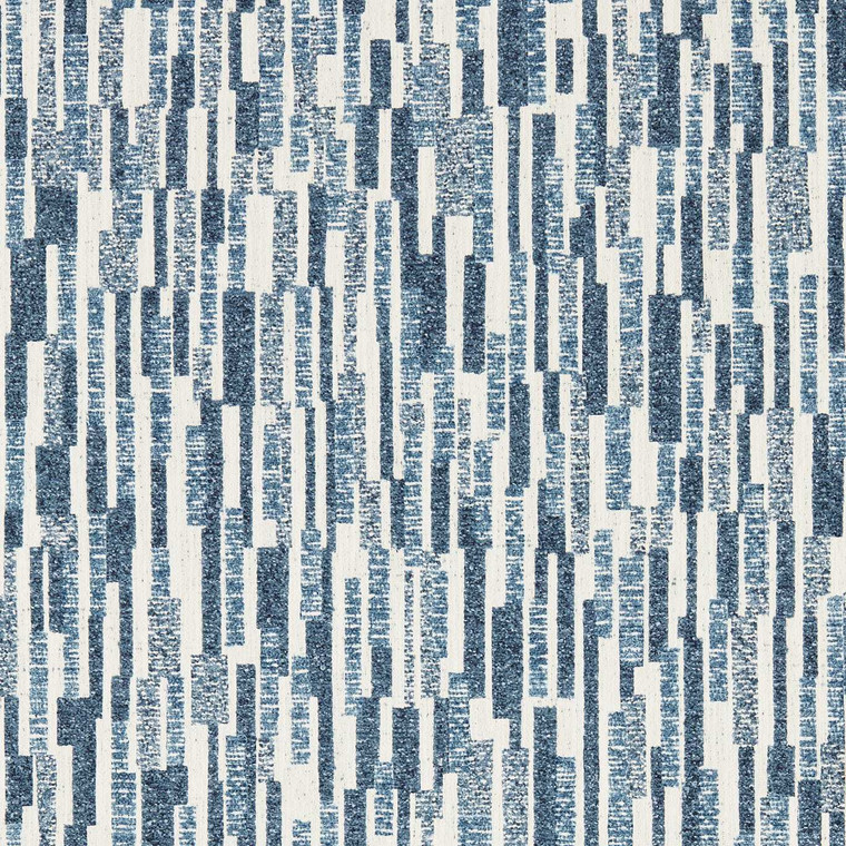 Clarke & Clarke W0224-01 - Metropolitan Geometric Blue Clarke & Clarke Wallpaper roll - luxury design for UK feature walls