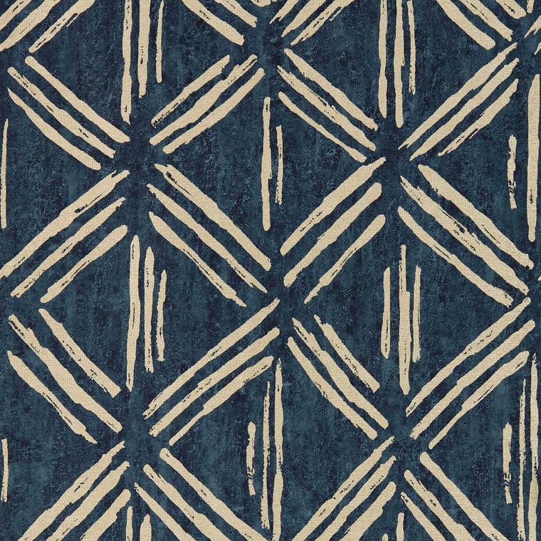 W0228-01 - Metropolitan  Abstract & Graphic Blue Clarke & Clarke Wallpaper