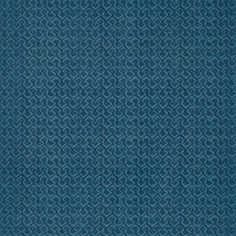 Clarke & Clarke W0234-05 - Indira Geometric Blue Clarke & Clarke Wallpaper roll - luxury design for UK feature walls