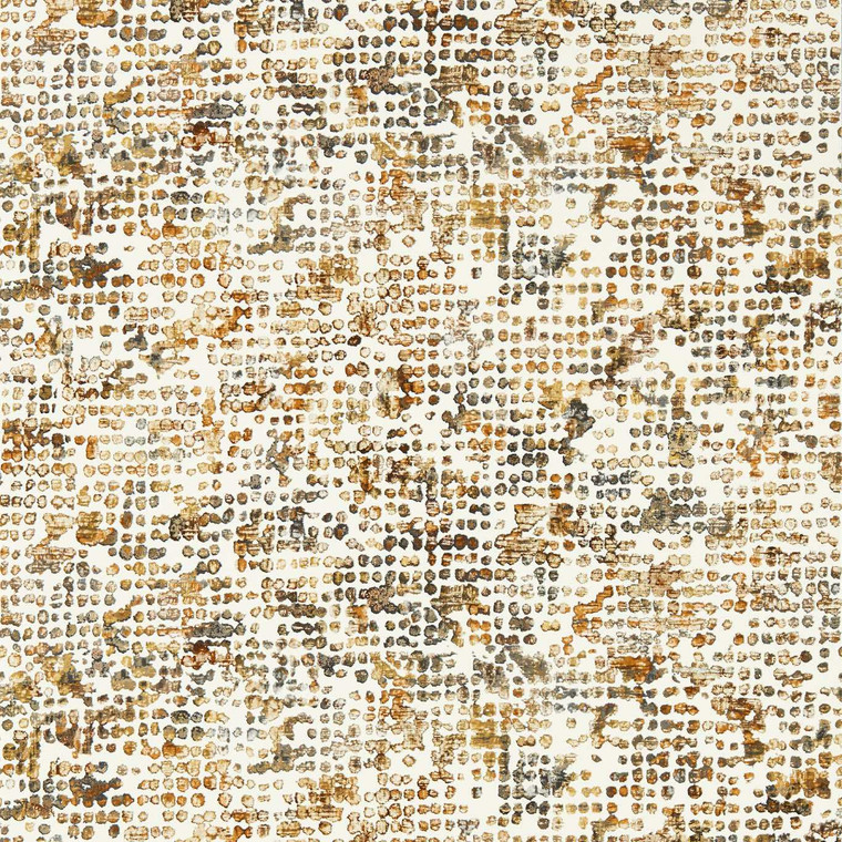 Clarke & Clarke W0154-02 - Fusion Spots Orange Clarke & Clarke Wallpaper roll - luxury design for UK feature walls