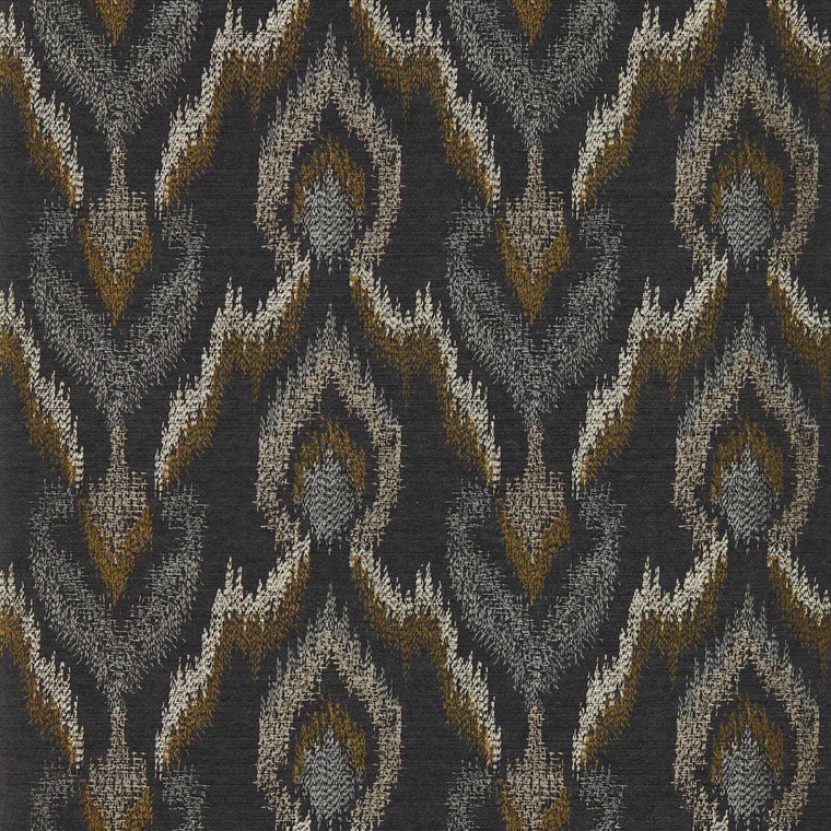 W0170-02 - Lusso  Abstract & Graphic Black Clarke & Clarke Wallpaper