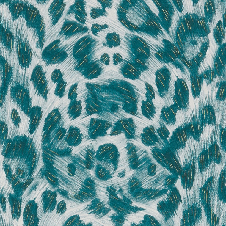 Clarke & Clarke W0115-10 - Wilderie Abstract & Graphic Blue Clarke & Clarke Wallpaper roll - luxury design for UK feature walls