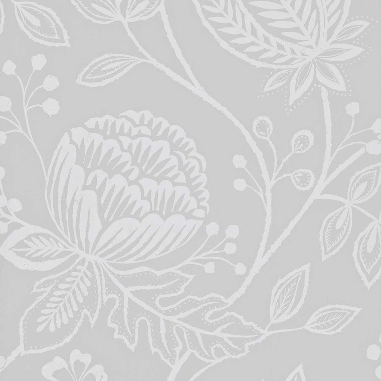 Harlequin HWHI111198 - Idyllic Contemporary Floral Grey Harlequin Wallpaper roll - luxury design for UK feature walls