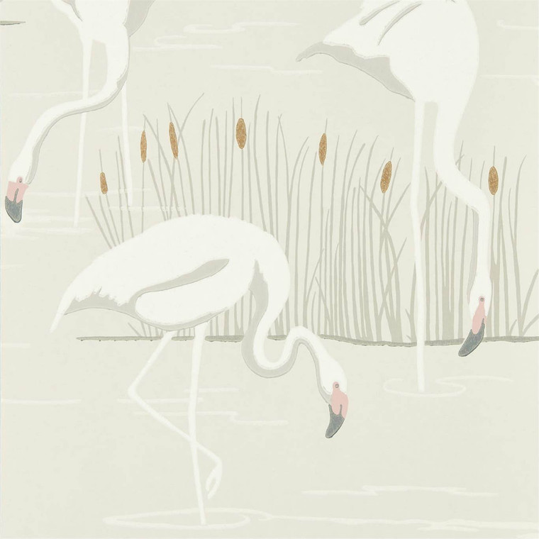 Harlequin HSAW112154 - Salinas Birds Gold Harlequin Wallpaper roll - luxury design for UK feature walls
