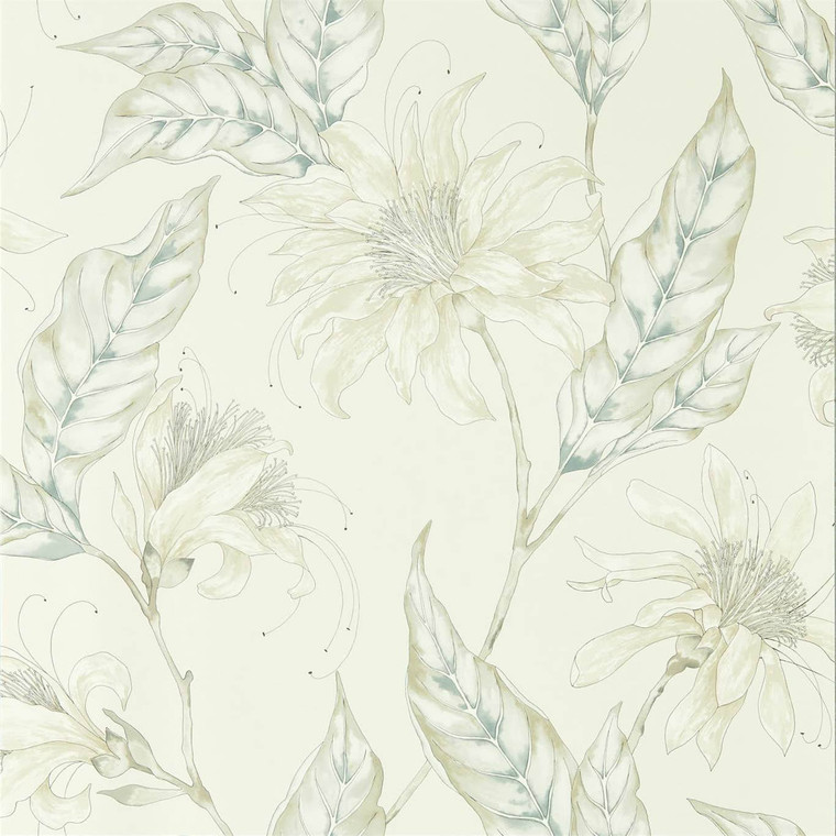 Harlequin HMIW112252 - Mirador Contemporary Floral Neutral Harlequin Wallpaper roll - luxury design for UK feature walls