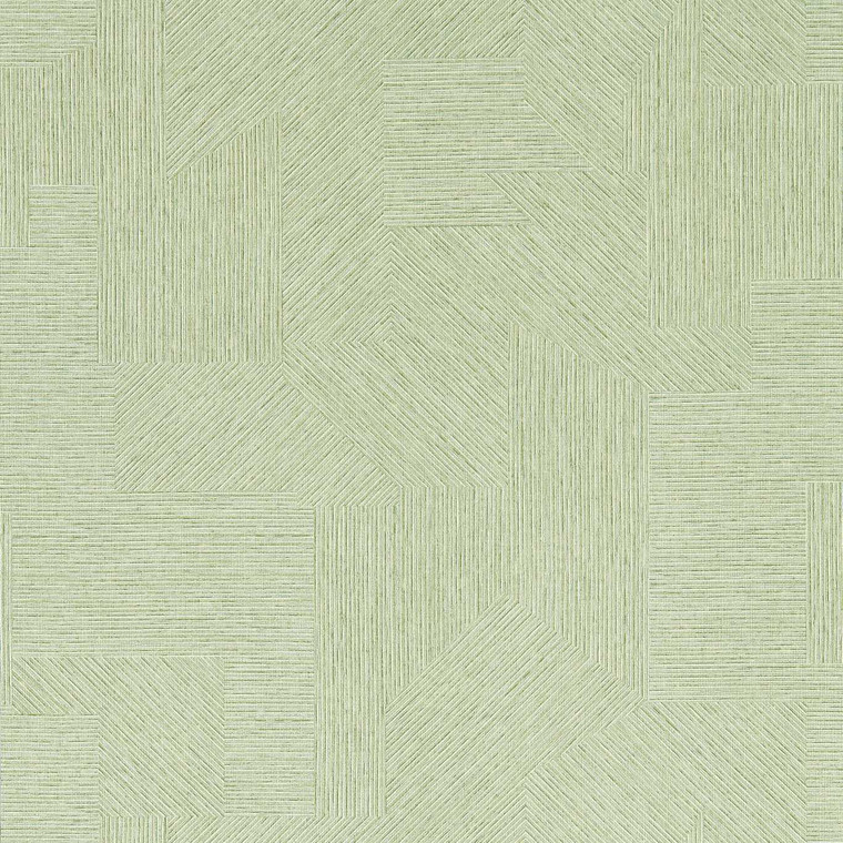 HKAW113223 -  Kasuri  Geometric Grasscloth Green Harlequin Wallpaper