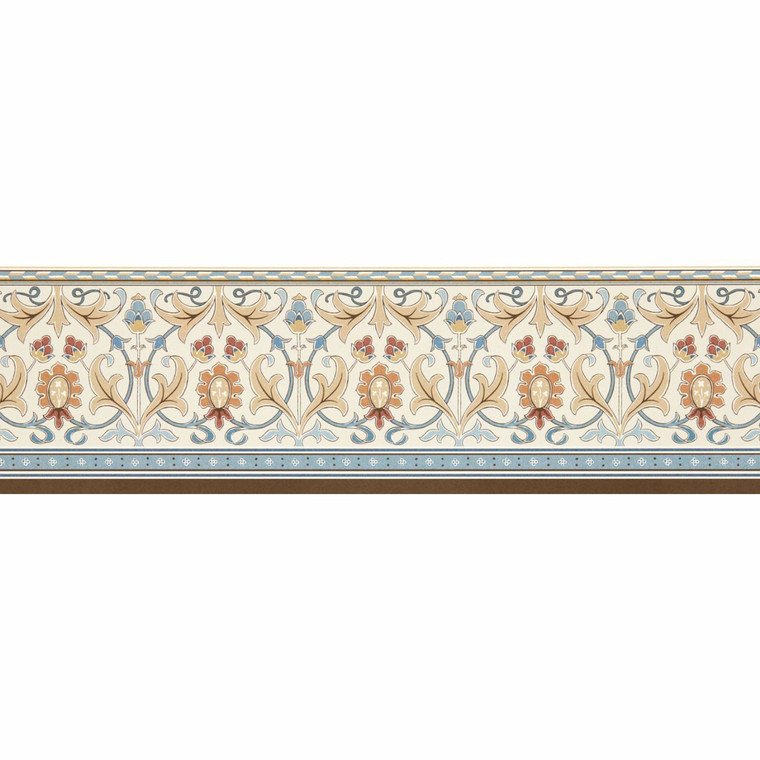MUNW217612 - The Unfinished Works  Classic Floral Neutral Morris & Co. Wallpaper