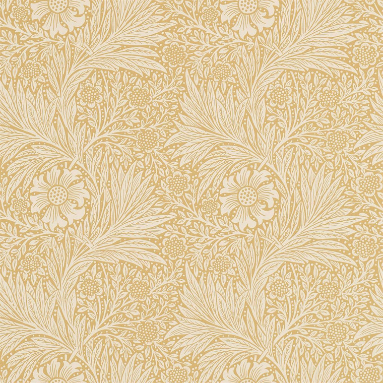 DCMW216832 - Morris 160th Anniversary  Leaves & Trees Orange Morris & Co. Wallpaper