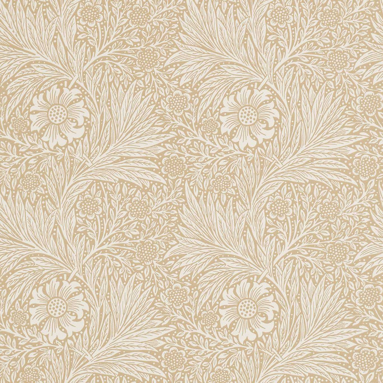 DM6P210372 - Morris and Friends  Contemporary Floral Neutral Morris & Co. Wallpaper