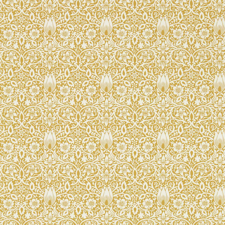 MEWW217197 - Emery Walker`s House Classic Floral Yellow Morris & Co. Wallpaper