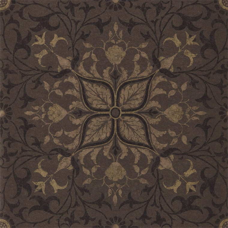 DMPU216036 - Morris Pure  Leaves & Trees Brown Morris & Co. Wallpaper