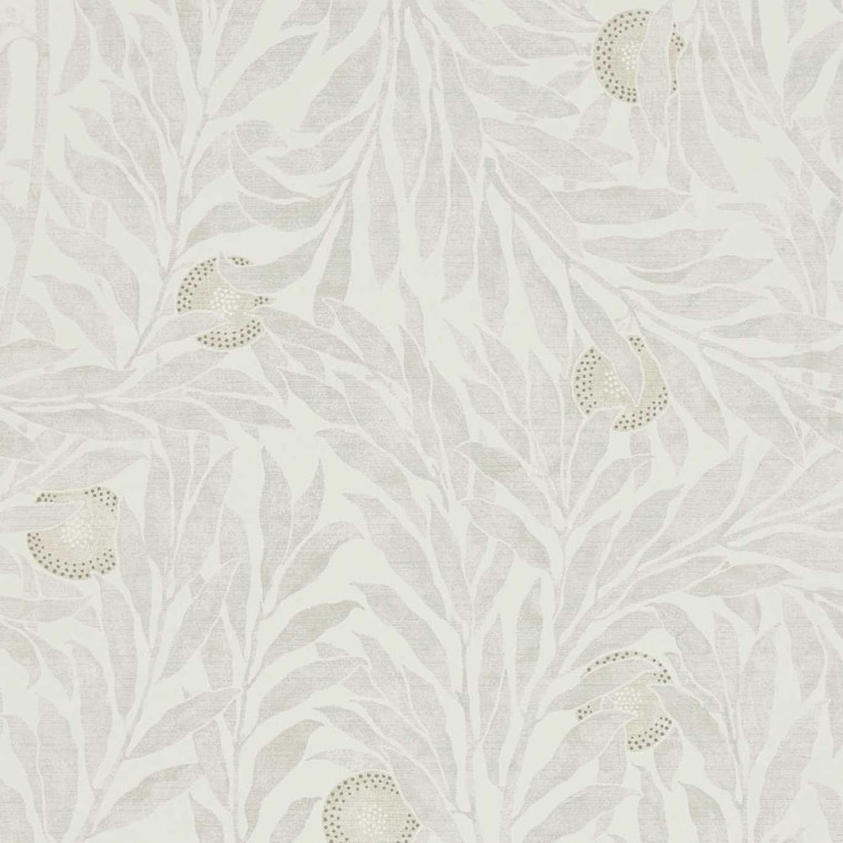Sanderson DDAM216404 - Chiswick Grove Botanical Grey Sanderson Wallpaper roll - luxury design for UK feature walls