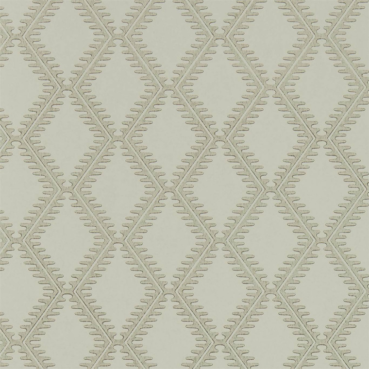 Sanderson DLMW216878 - Littlemore Geometric Grey Sanderson Wallpaper roll - luxury design for UK feature walls