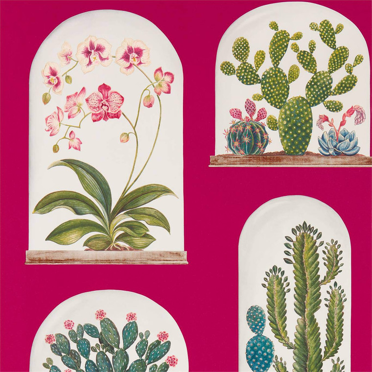 DGLW216657 - Glasshouse  Botanical Multi Sanderson Wallpaper