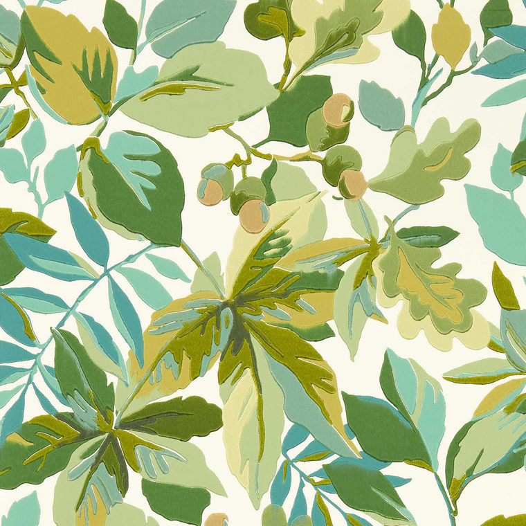 DABW217223 - Arboretum  Botanical Green Sanderson Wallpaper