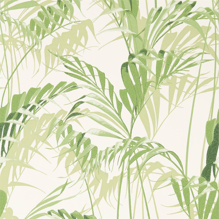 DGLW216643 - Glasshouse  Botanical Green Sanderson Wallpaper