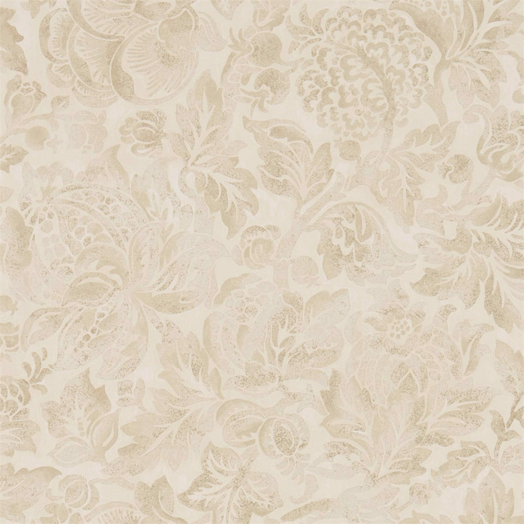 DDAM216414 - Chiswick Grove  Classic Floral Neutral Sanderson Wallpaper
