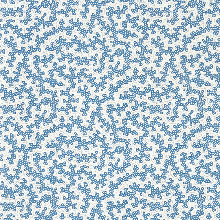 Sanderson DABW217239 - Arboretum Abstract & Graphic Blue Sanderson Wallpaper roll - luxury design for UK feature walls