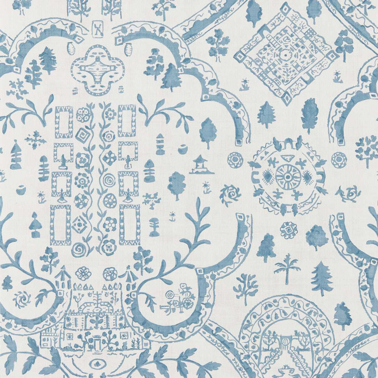 DHIP217510 - Highgrove by Sanderson  Landscapes Blue Sanderson Wallpaper