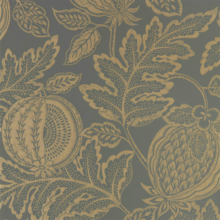 DCPW216764 - Caspian  Botanical Brown Sanderson Wallpaper