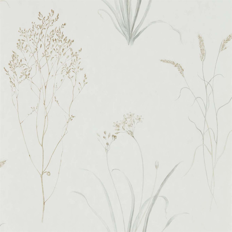 Sanderson DEBB216487 - Embleton Bay Botanical Brown Sanderson Wallpaper roll - luxury design for UK feature walls