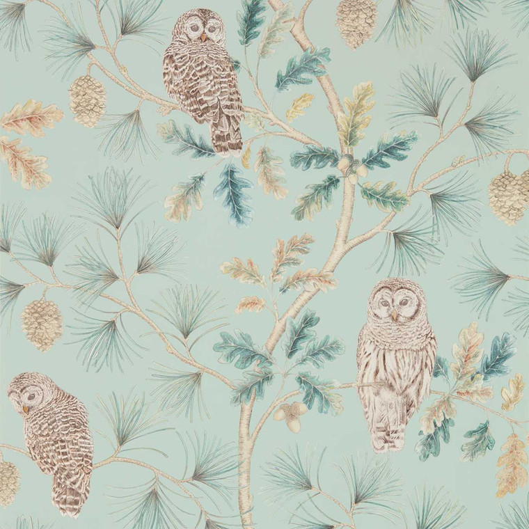 DYSI216596 - Elysian  Birds Blue Sanderson Wallpaper