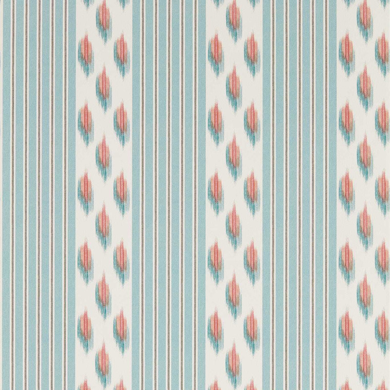Sanderson DBOW217445 - Curios Abstract & Graphic Blue Sanderson Wallpaper roll - luxury design for UK feature walls