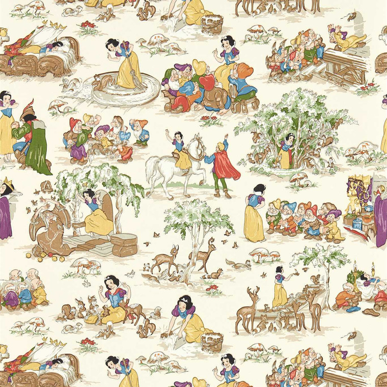 Sanderson DDIW217275 - Disney Home X Sanderson Kids Multi Sanderson Wallpaper roll - luxury design for UK feature walls