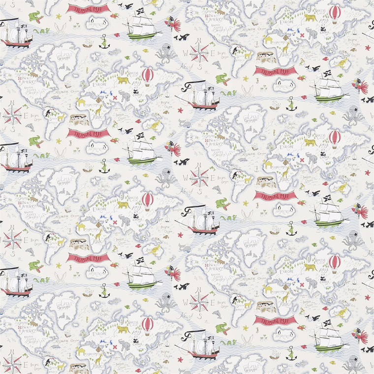 DLIT214040 - Sanderson Home  Kids Green Sanderson Wallpaper