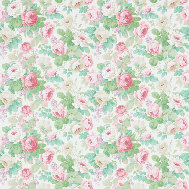 DVIN214604 - Sanderson One Sixty  Classic Floral Green Sanderson Wallpaper