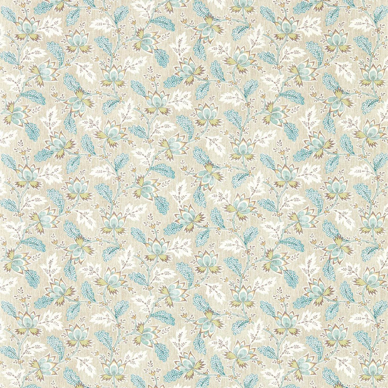 Sanderson DABW217233 - Arboretum Contemporary Floral Blue Sanderson Wallpaper roll - luxury design for UK feature walls