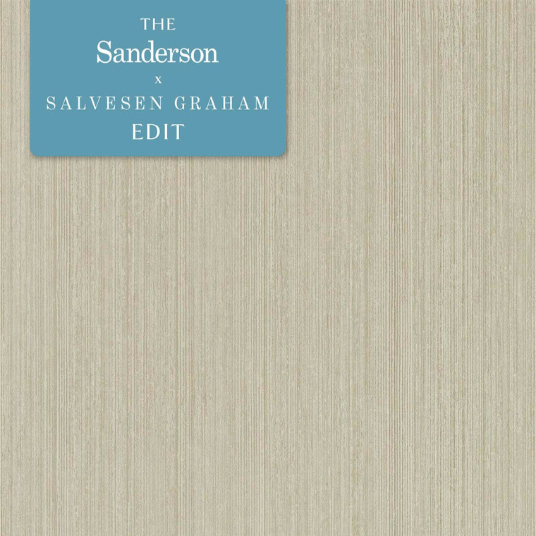 Sanderson DLMW216894 - Littlemore Plains Neutral Sanderson Wallpaper roll - luxury design for UK feature walls