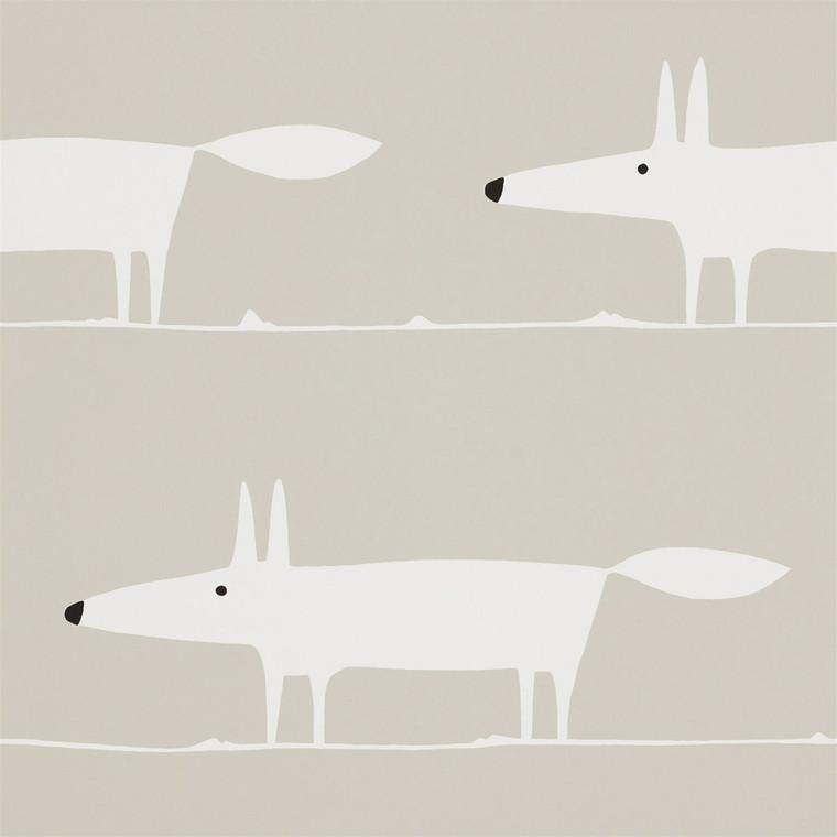 Scion NSWA110845 - Esala Animals Grey Scion Wallpaper roll - luxury design for UK feature walls