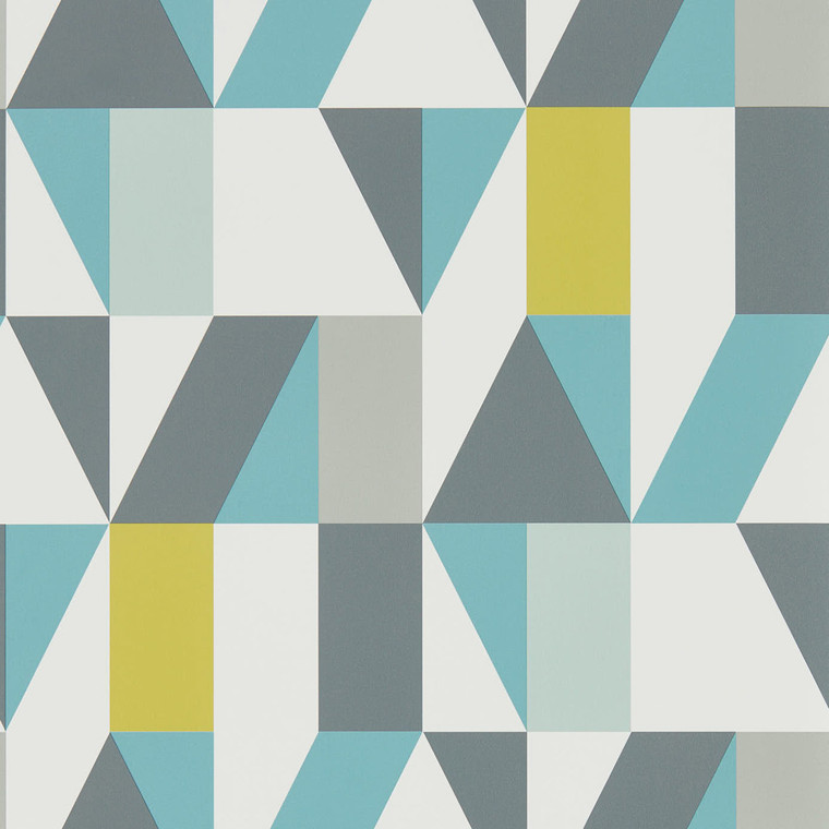 Scion NNUE111830 - Nuevo Abstract & Graphic Blue Scion Wallpaper roll - luxury design for UK feature walls