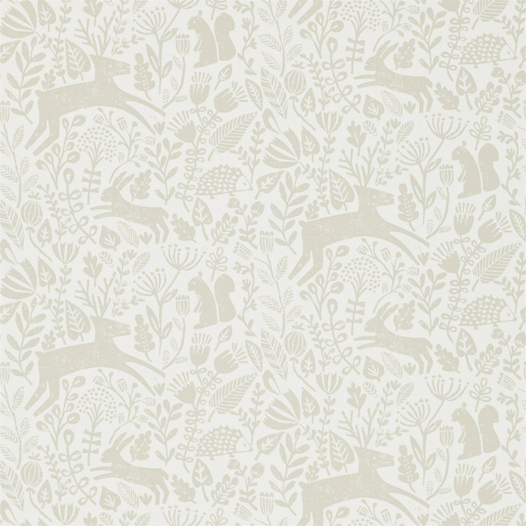 Scion NFIK111106 - Esala Animals Grey Scion Wallpaper roll - luxury design for UK feature walls