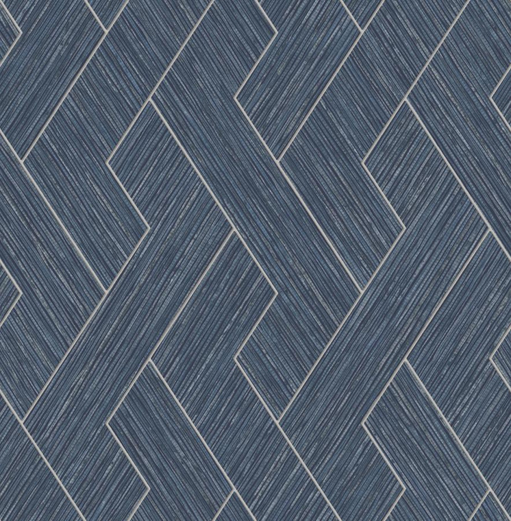 DL26727_Arber Grasscloth Effect Indigo  Fine Decor Wallpaper