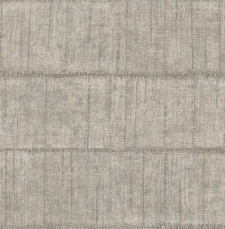 DL26740_Arber Woven Fabric Texture Taupe  Fine Decor Wallpaper