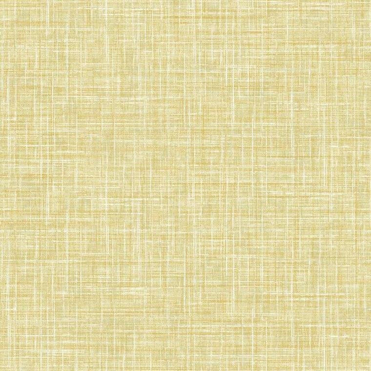 FD26356_Happy Texture Linen Soft butter yellow Fine Decor Wallpaper