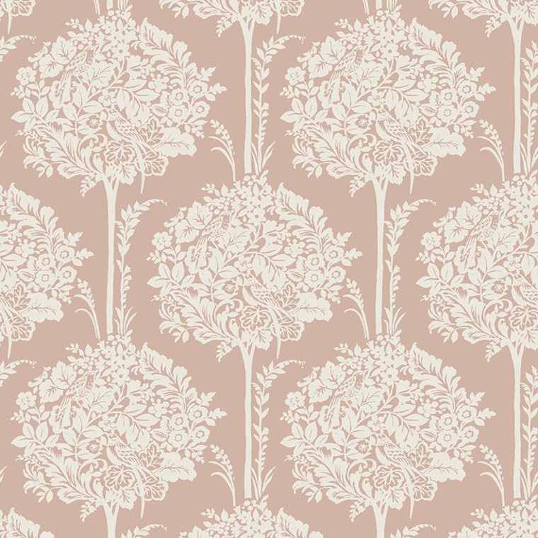 FD26624_Georgia Damask Motif Apricot cream Fine Decor Wallpaper