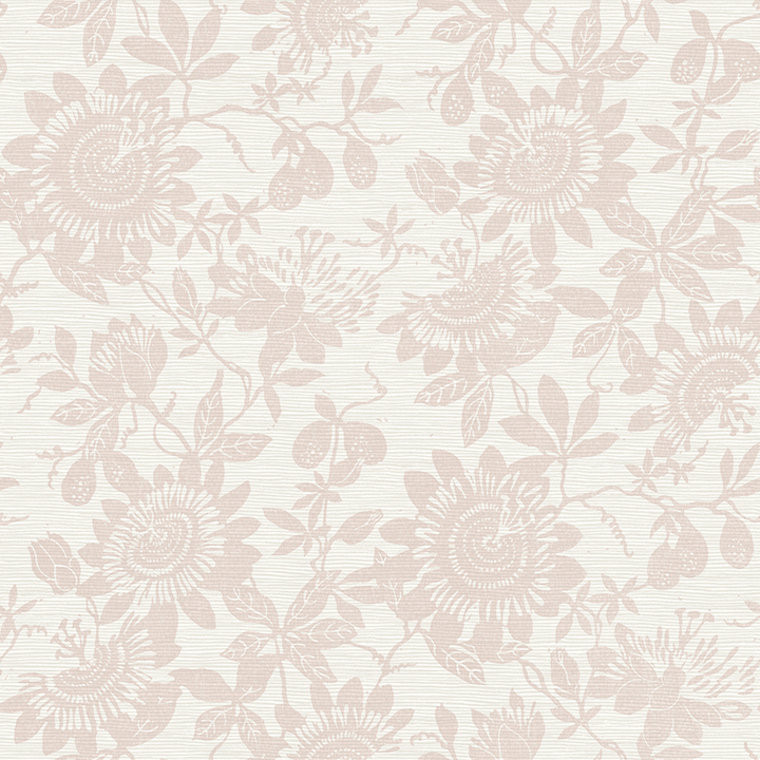 FD26630_Georgia Floral Motif Mauve pink white Fine Decor Wallpaper