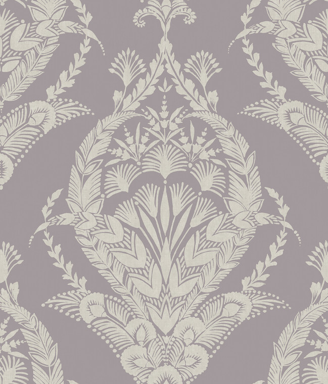 FD26820_Middleton Symmetrical, Medallion Cream Soft-Mauve Fine Decor Wallpaper