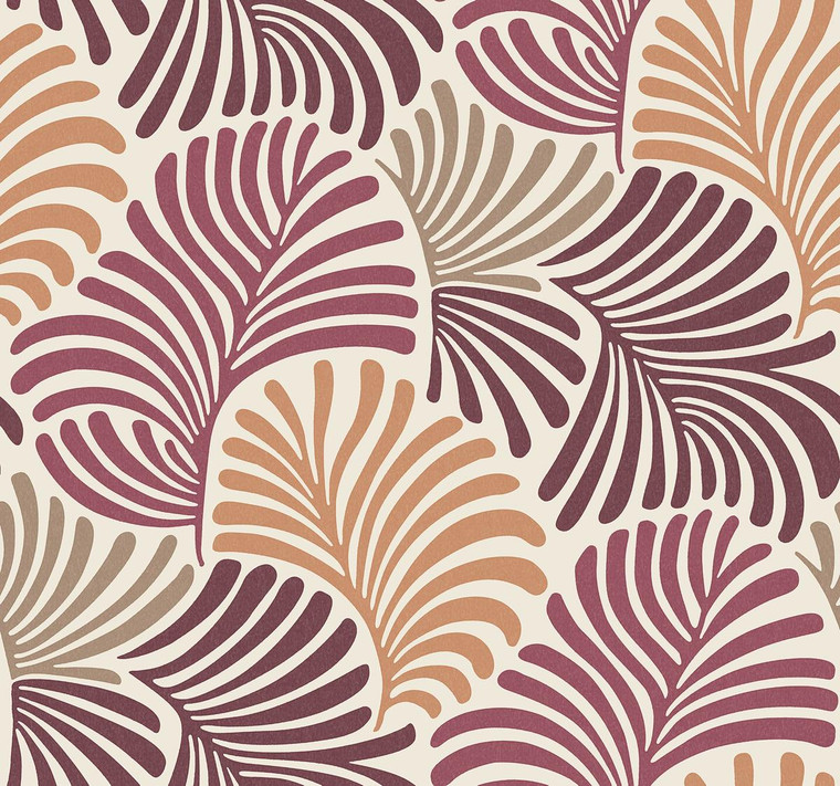 Fine Decor Scott Living 3 Red Maroon Geometric Wallpaper YK72128