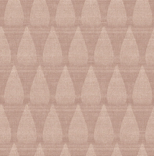 Fine Decor Solace 3D Ogee Blush Pink Rose Gold Wallpaper FD27144