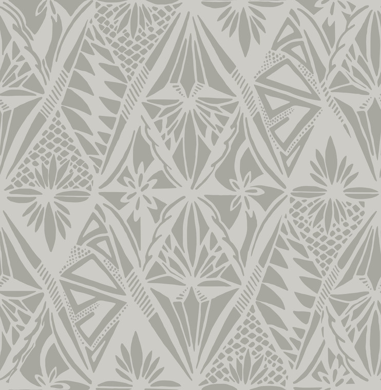 FD27210_Harmony Floral ArtDeco Grey Fine Decor Wallpaper