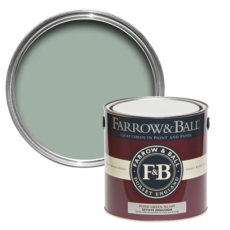Farrow and Ball Paint -  750ml Modern Eggshell Pond Green No.G7