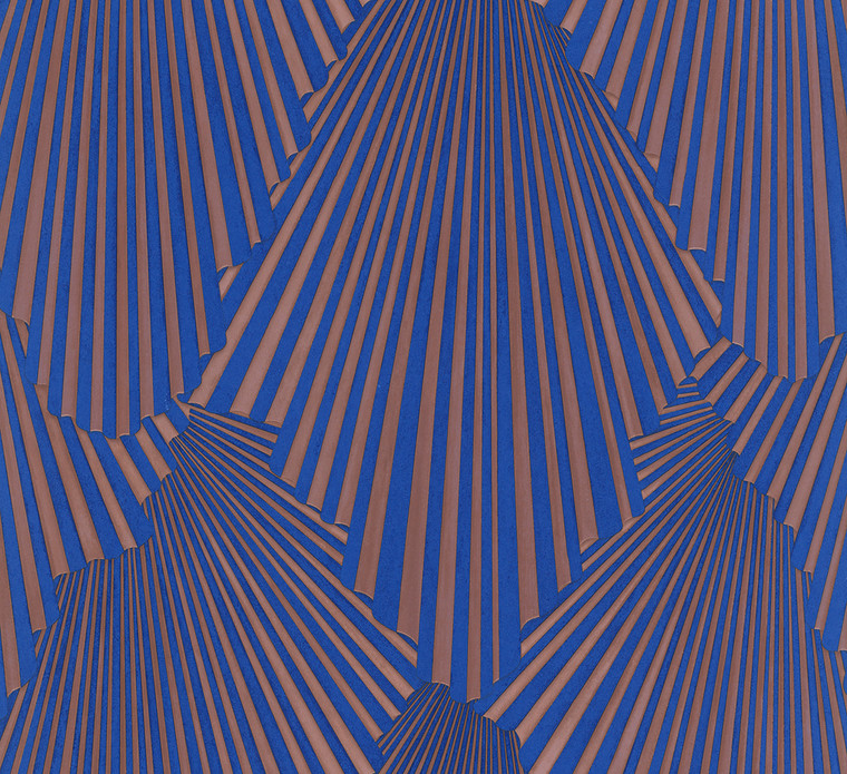 35851-Fashion Icon Fashion Icon Wallpaper Blue Copper Galerie Wallpaper