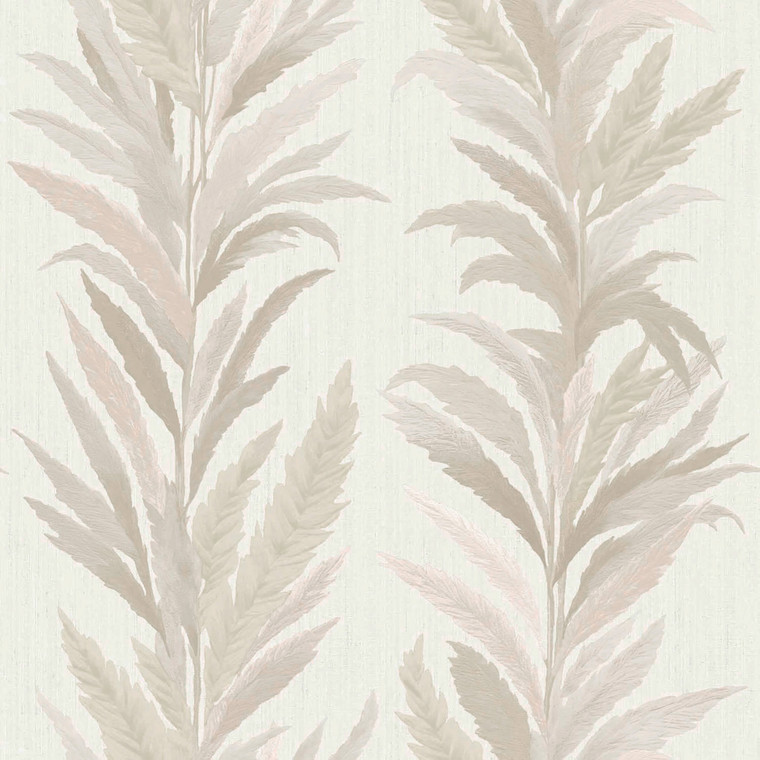 35900-Ornamenta Tree Leaf Beige Rose Gold Galerie Wallpaper
